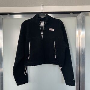 Nike Black Therma-Fit Fleece Jacket Size Small